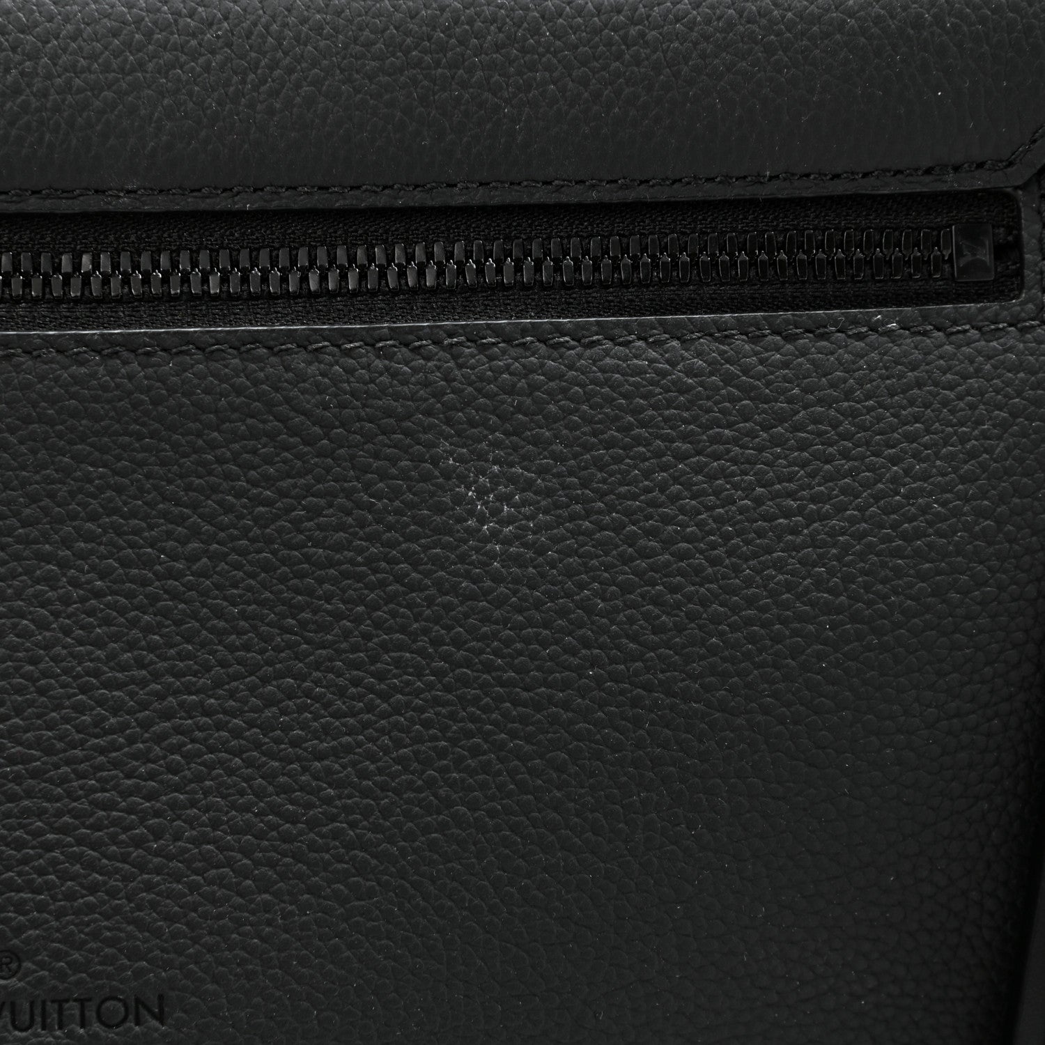 Louis Vuitton Calfskin Aerogram Messenger Black 10 of 10