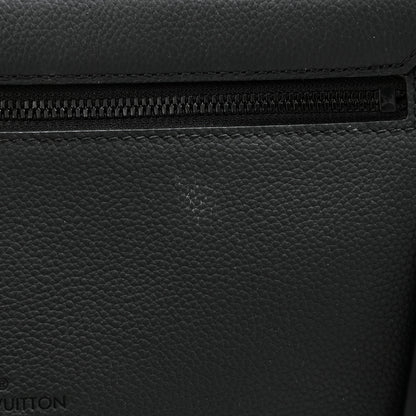 Louis Vuitton Calfskin Aerogram Messenger Black 10 of 10