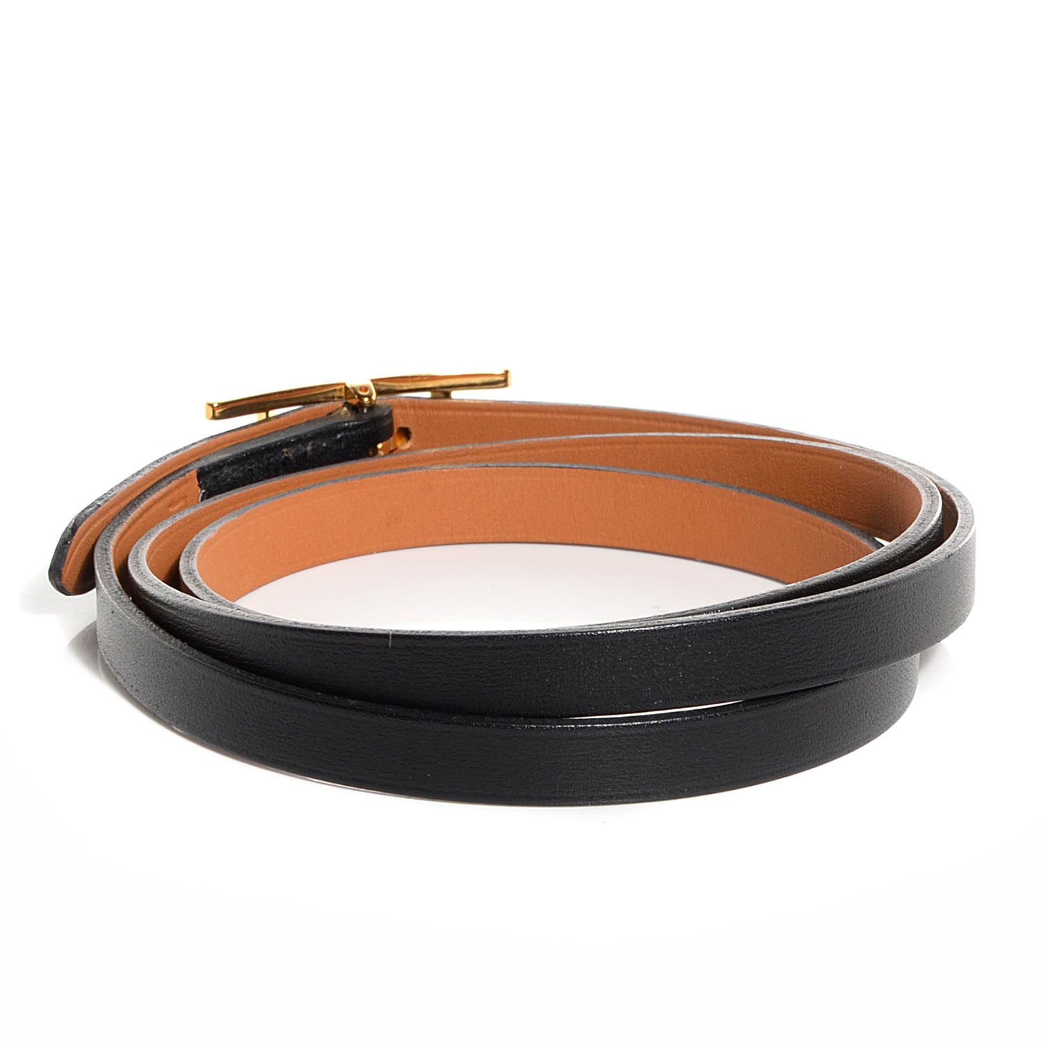 Hermes Chamonix Hapi 3 MM Triple Tour Wrap Bracelet MM Black 3 of 6