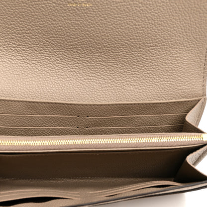 Louis Vuitton Empreinte Monogram Giant Sarah Wallet Tourterelle Creme 5 of 7