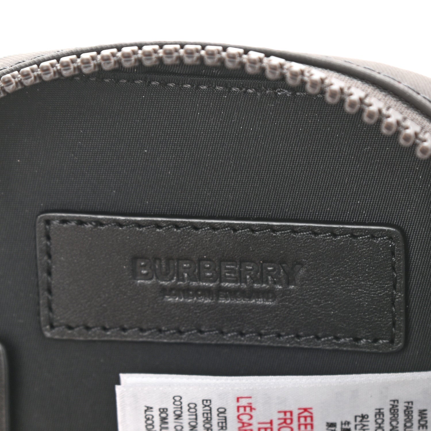 Burberry Canvas Horseferry Print Jed Crossbody Bag Grey 6 of 10
