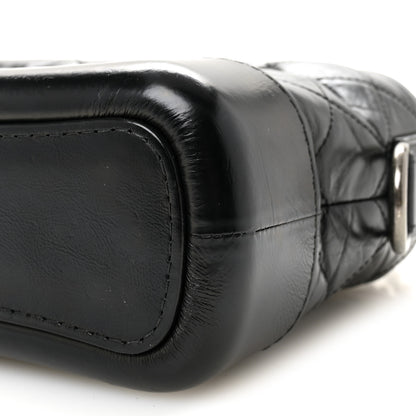 Chanel Aged Calfskin Quilted Small Gabrielle Hobo Black 10 of 10