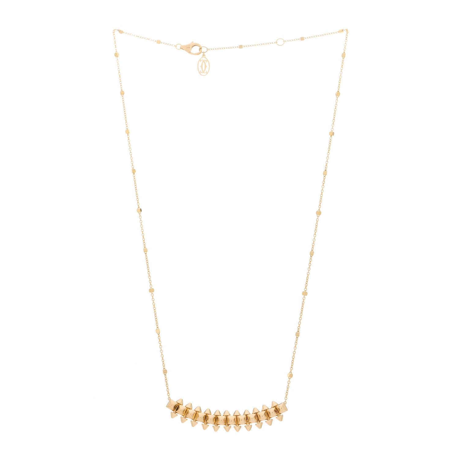 Cartier 18K Pink Gold Medium Clash de Cartier Necklace 3 of 7
