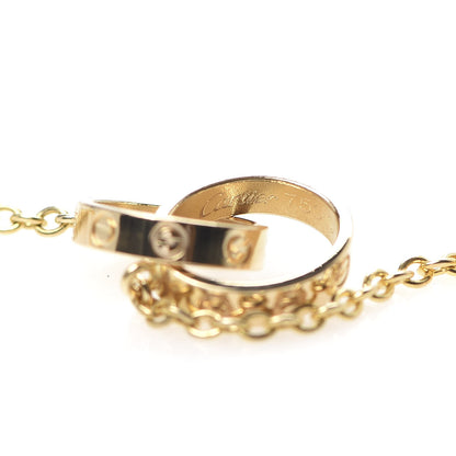 Cartier 18K Yellow Gold Interlocking LOVE Necklace 6 of 7