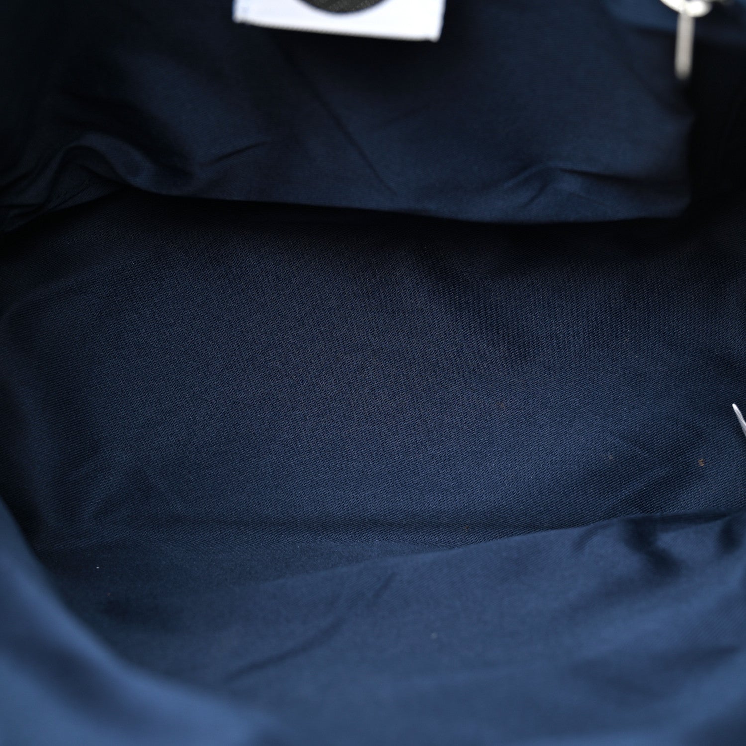 Telfar Vegan Leather Medium Shopping Bag Navy 5 of 11