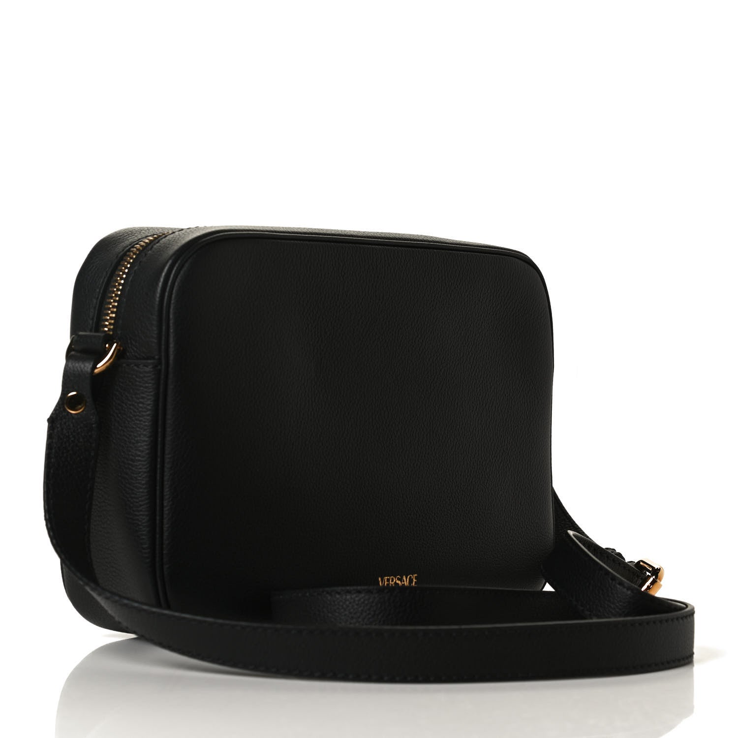 Versace Grained Calfskin Medusa Camera Bag Black 3 of 13
