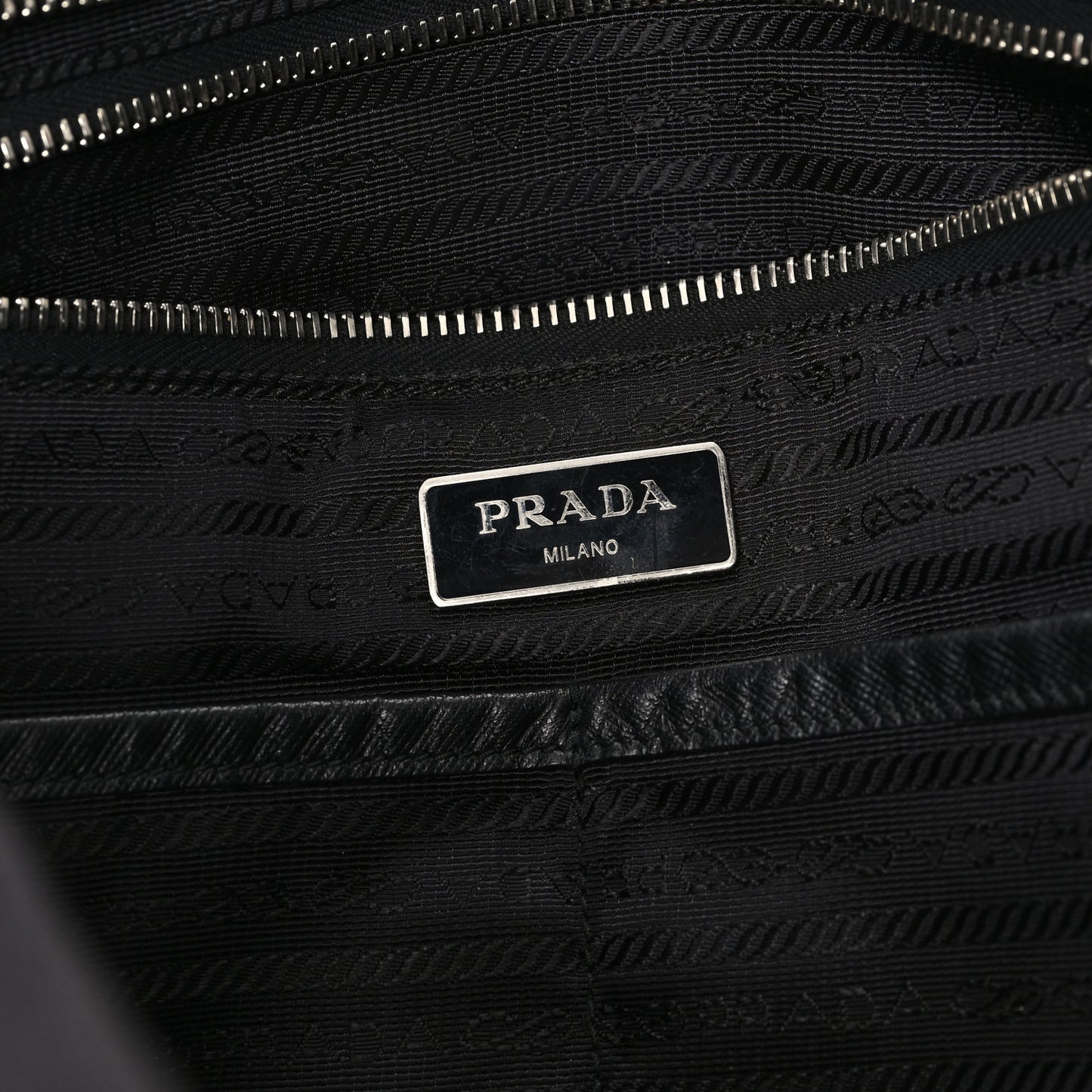 Tessuto Nylon Vela Diaper Bag Black