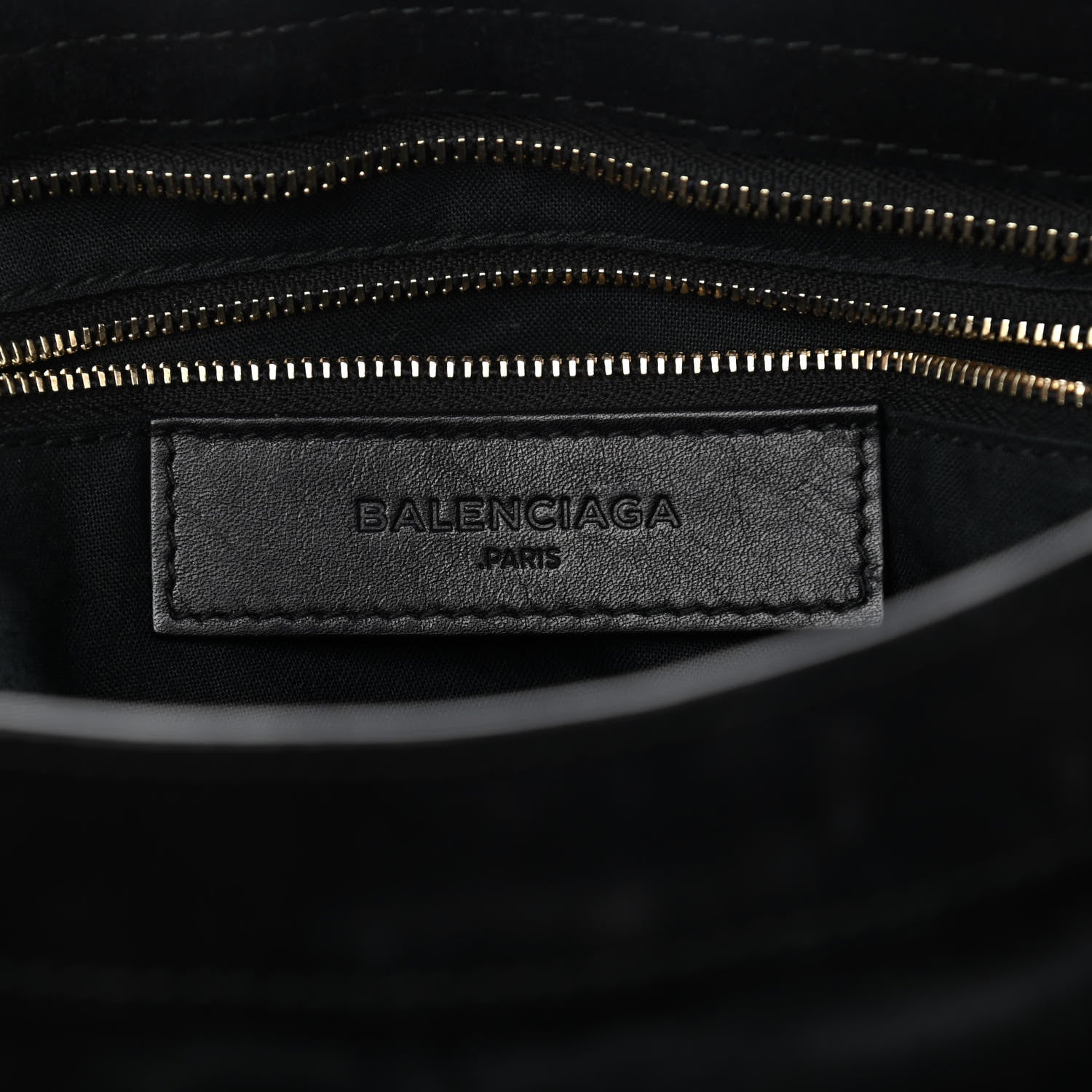 Balenciaga Baby Daim Suede Classic Silver Hardware City Black 6 of 16