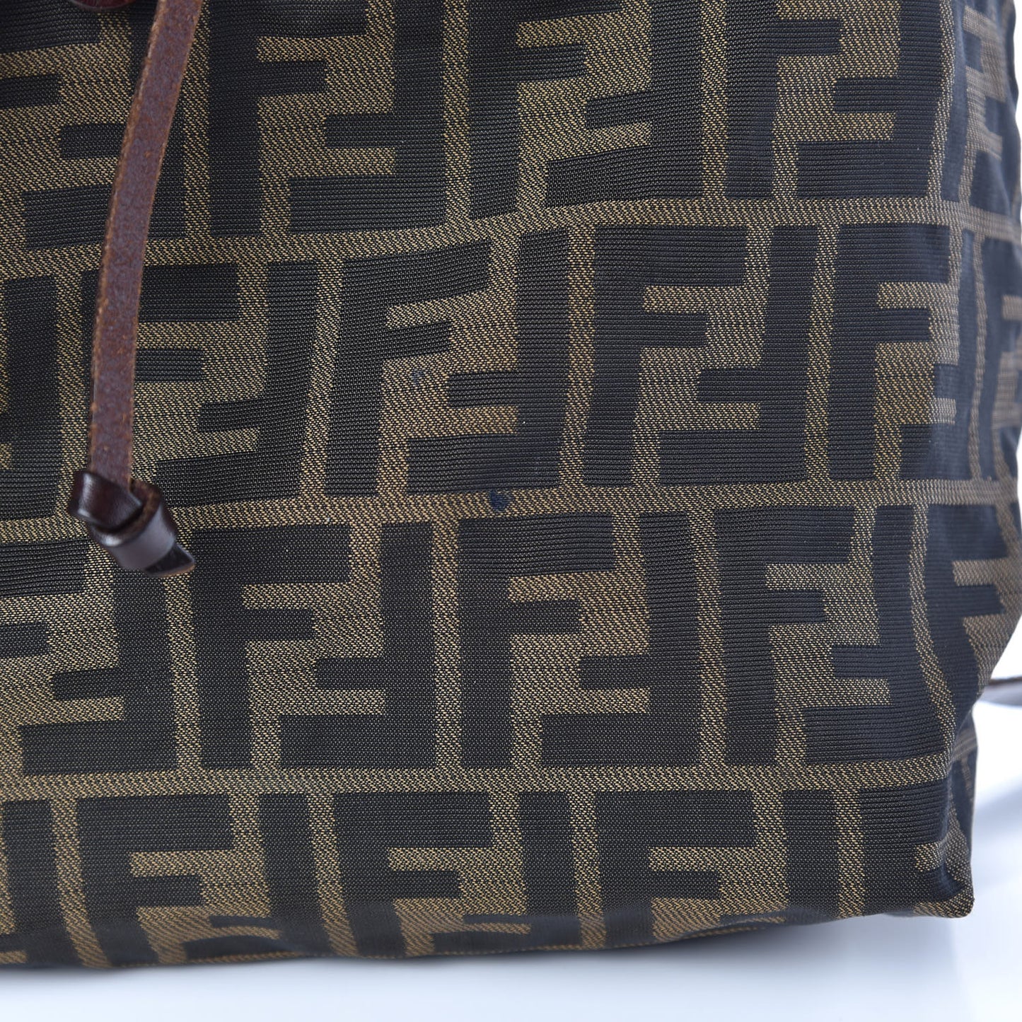 Zucca Drawstring Flap Backpack Tobacco