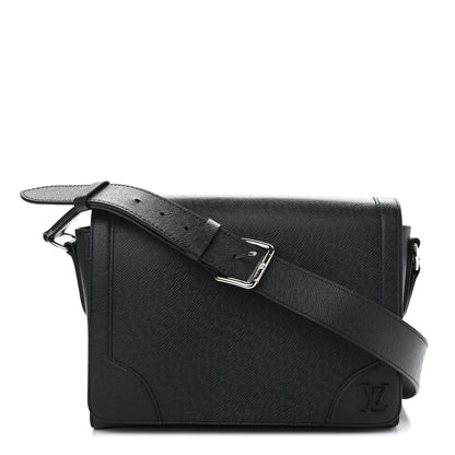Louis Vuitton Taiga New Flap Messenger Black 1 of 12