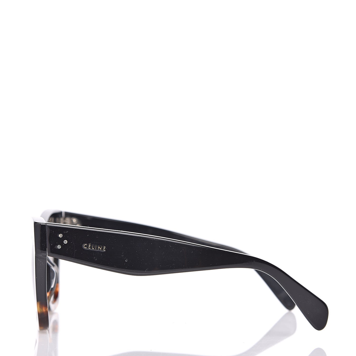 Celine Catherine Sunglasses CL 41098/F/S Black Havana 3 of 6
