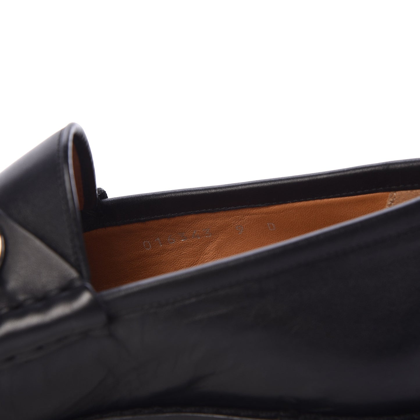 Laredo Calfskin Mens Horsebit Loafers 9 Black