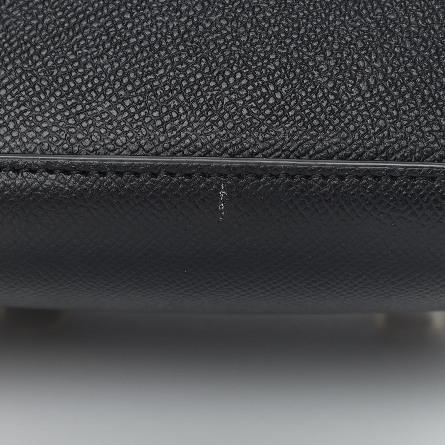 Grained Calfskin Pico Belt Bag Black