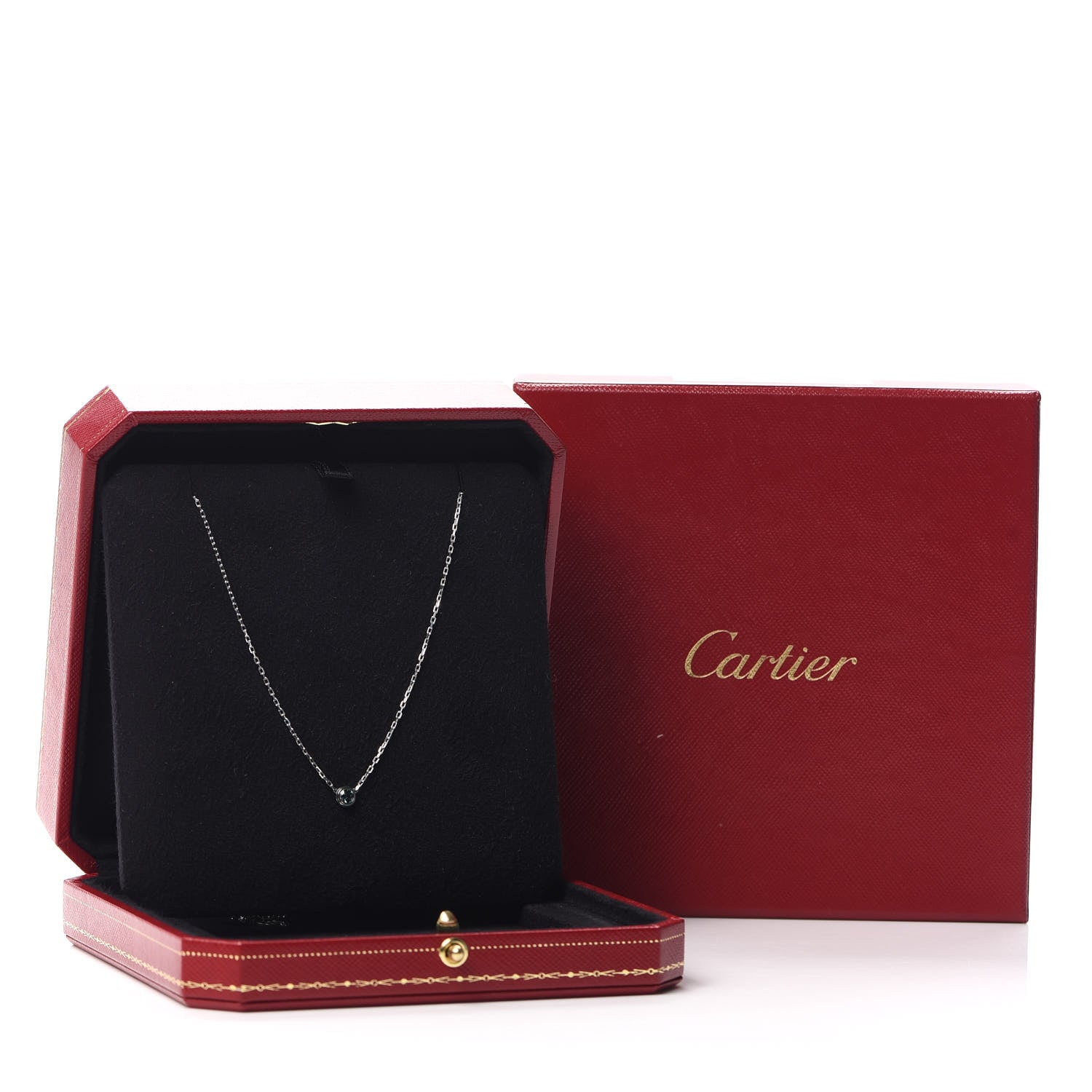 Cartier 18K White Gold Sapphire Saphirs Legers de Pendant Necklace 6 of 6