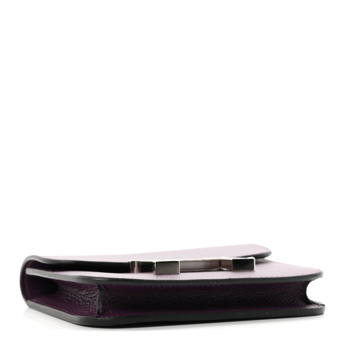 Hermes Evercolor Constance Slim Wallet Cassis 5 of 9