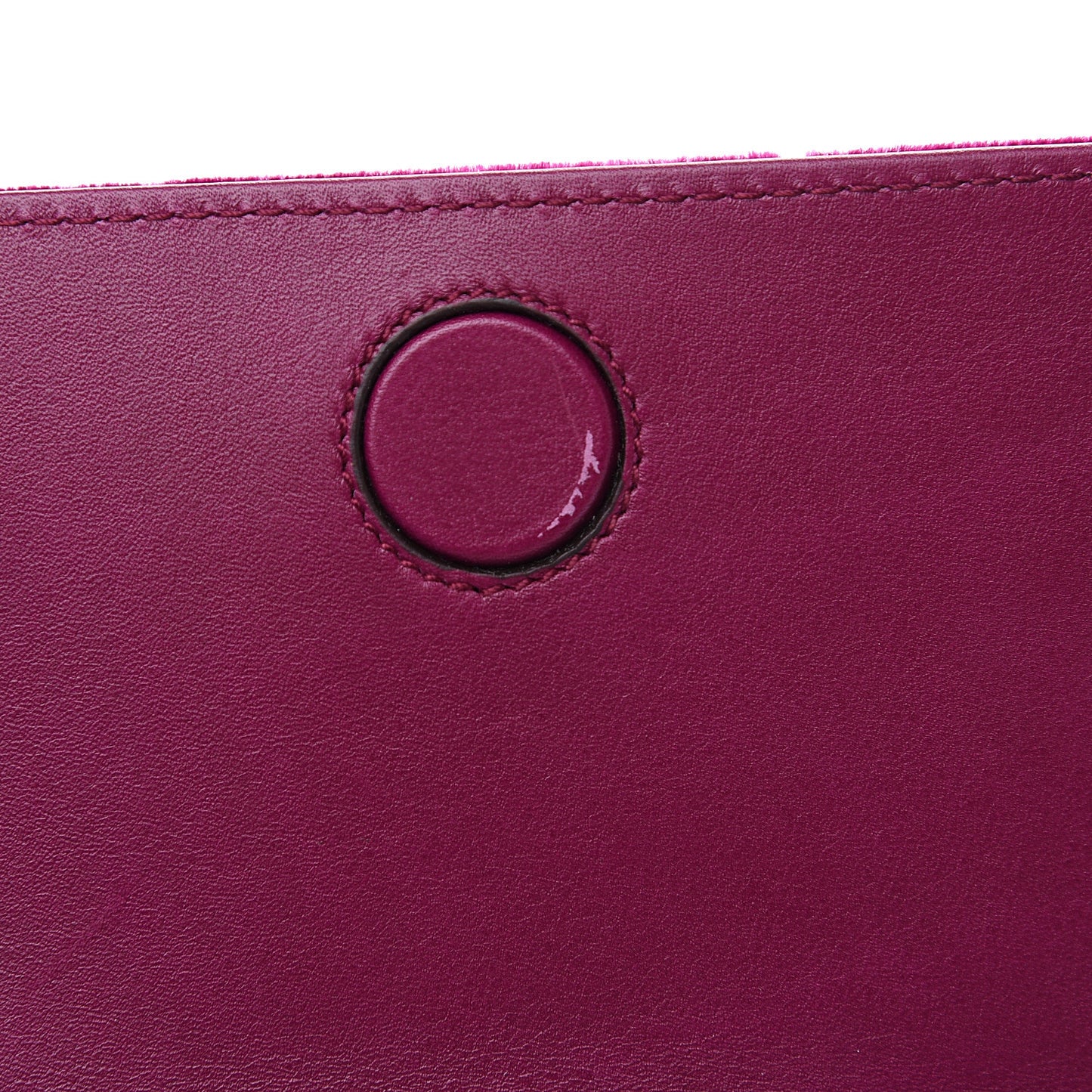 Velvet Matelasse GG Marmont Mini Bag Fuchsia Violet Cyclamen