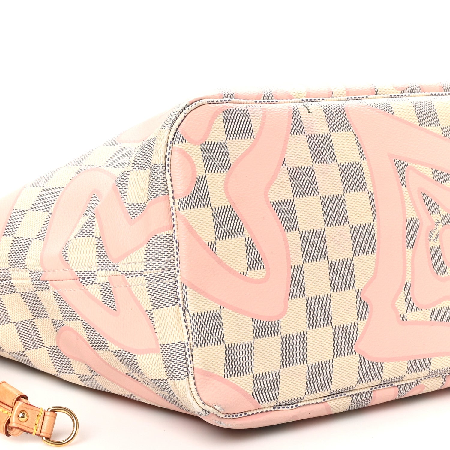 Louis Vuitton Damier Azur Tahitienne Neverfull MM 10 of 11