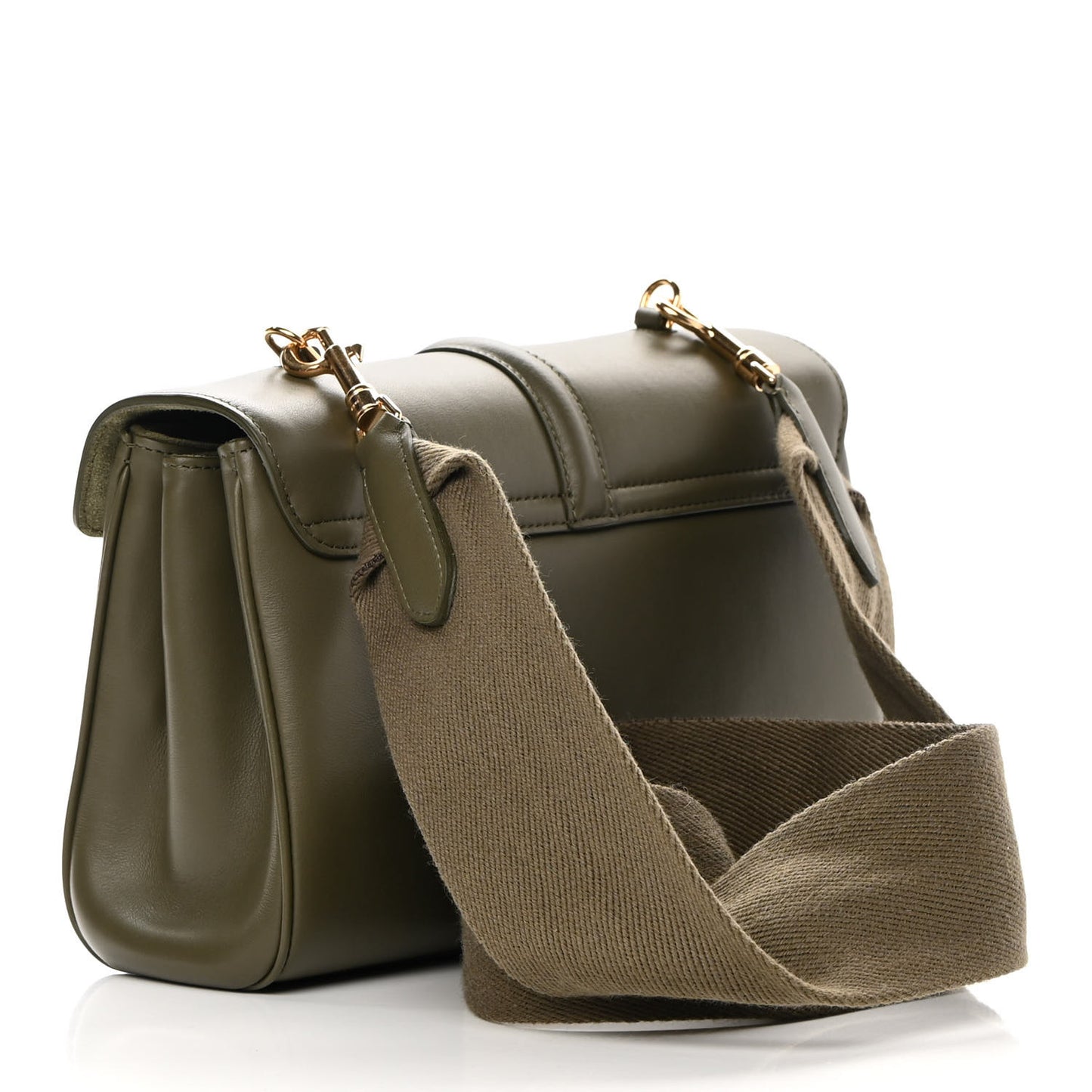 Smooth Calfskin Teen 16 Crossbody Bag Army Green