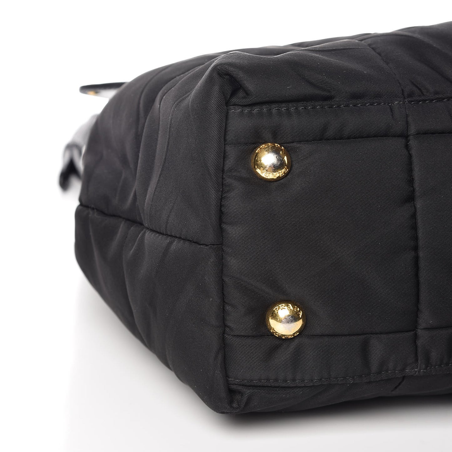 Tessuto Nylon Quilted Tote Black
