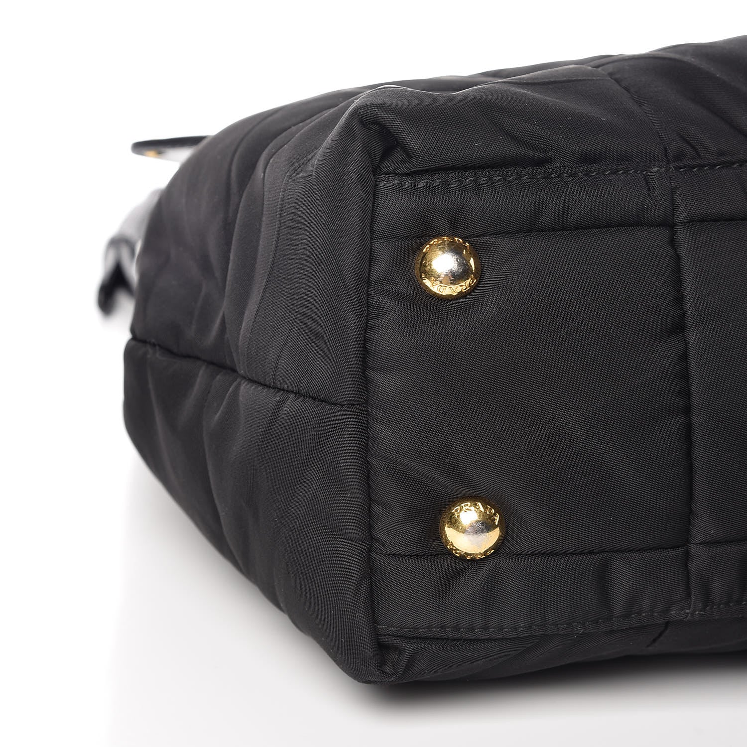 Prada Tessuto Nylon Quilted Tote Black 9 of 14