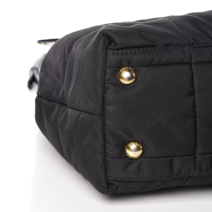Prada Tessuto Nylon Quilted Tote Black 9 of 14