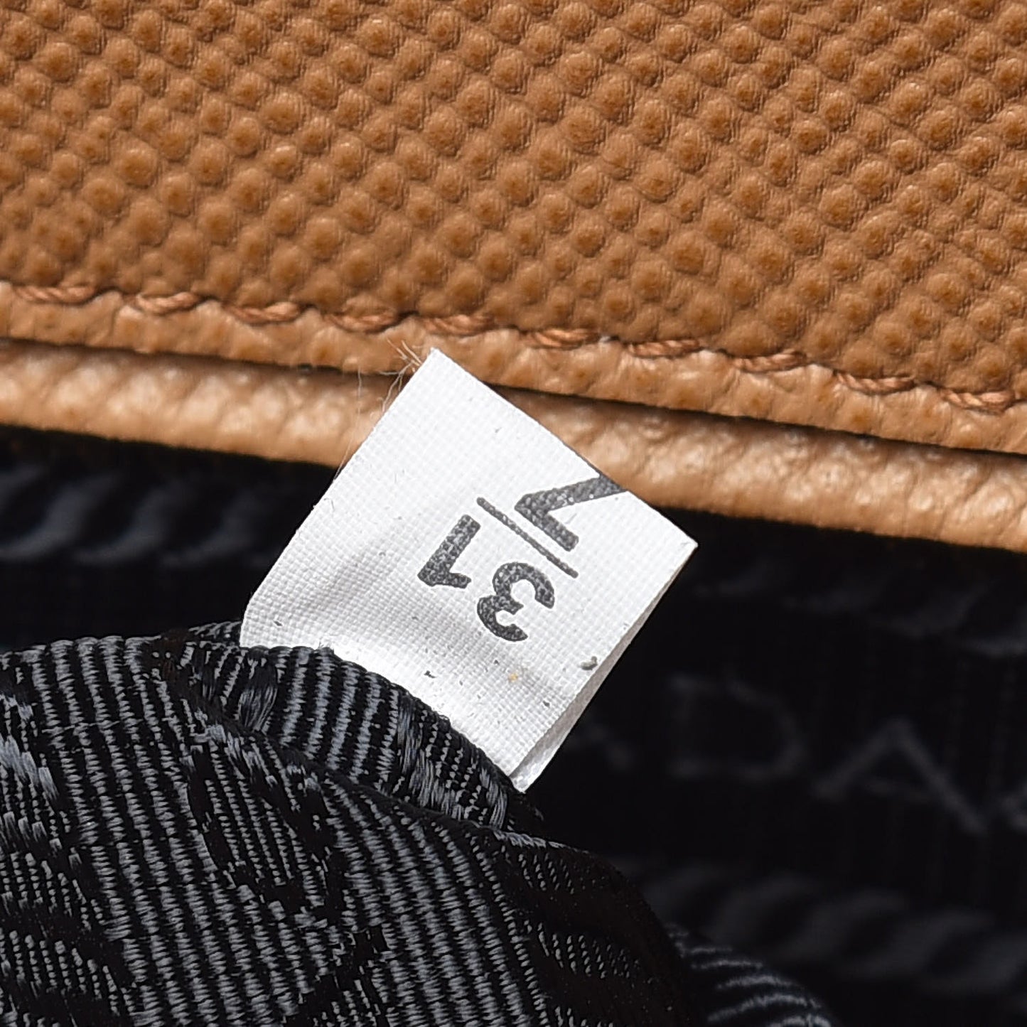 Saffiano Studded Bijou Tote Caramel