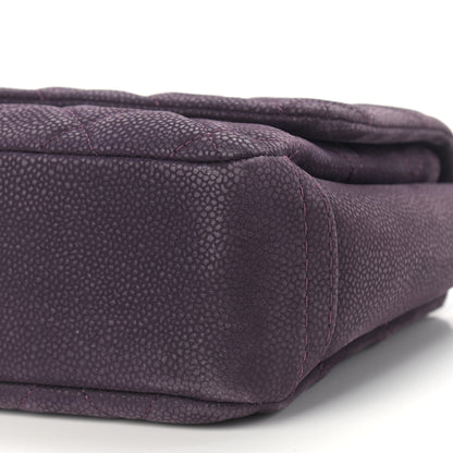 Chanel Iridescent Caviar Quilted Medium Lady Pearly Flap Plum 10 of 13