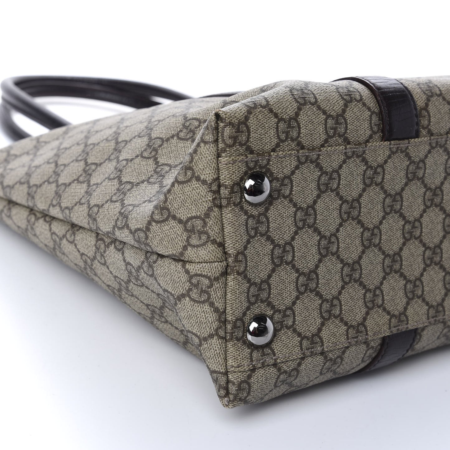 GG Plus Monogram Medium Joy Tote Brown