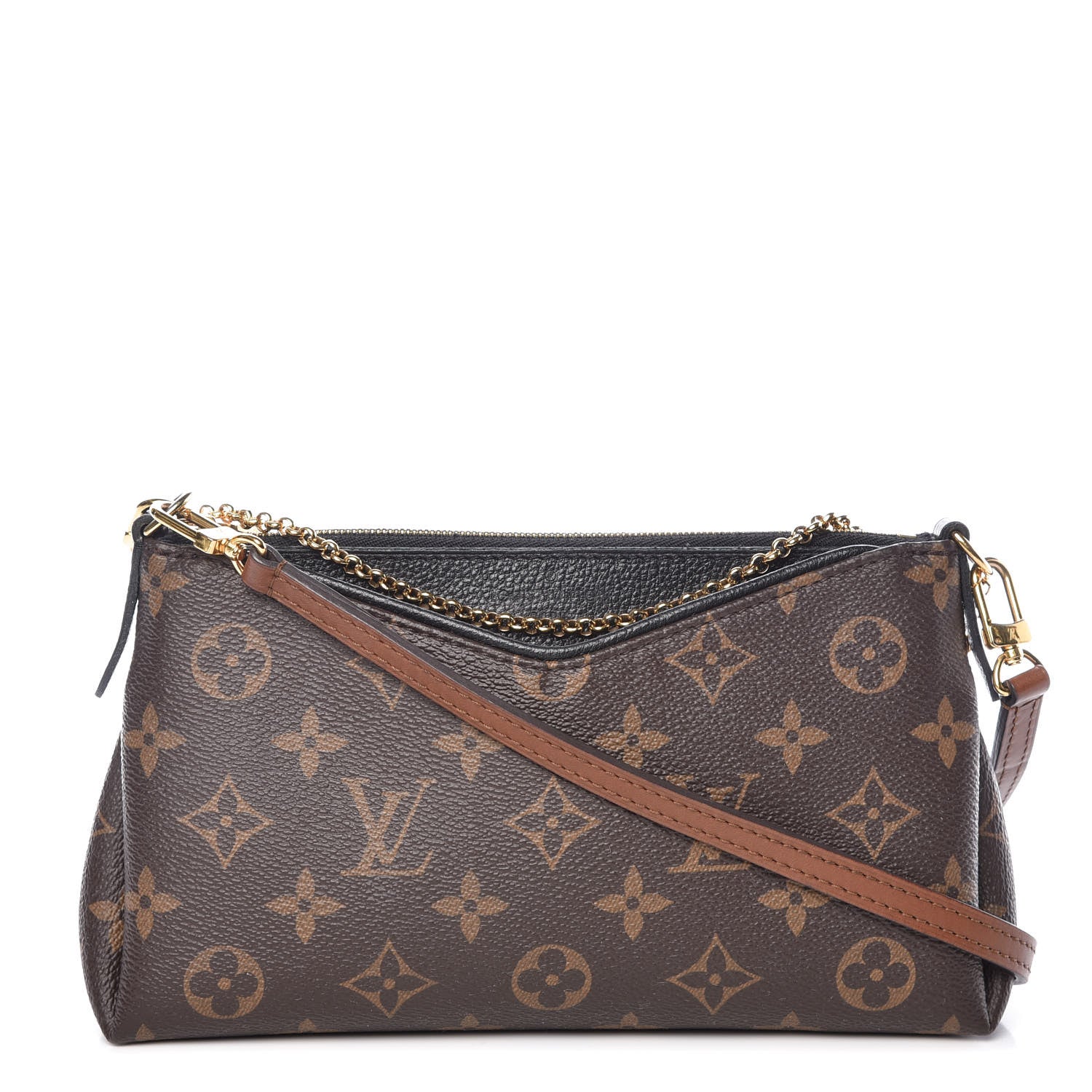 Louis Vuitton Monogram Pallas Crossbody Black 1 of 10
