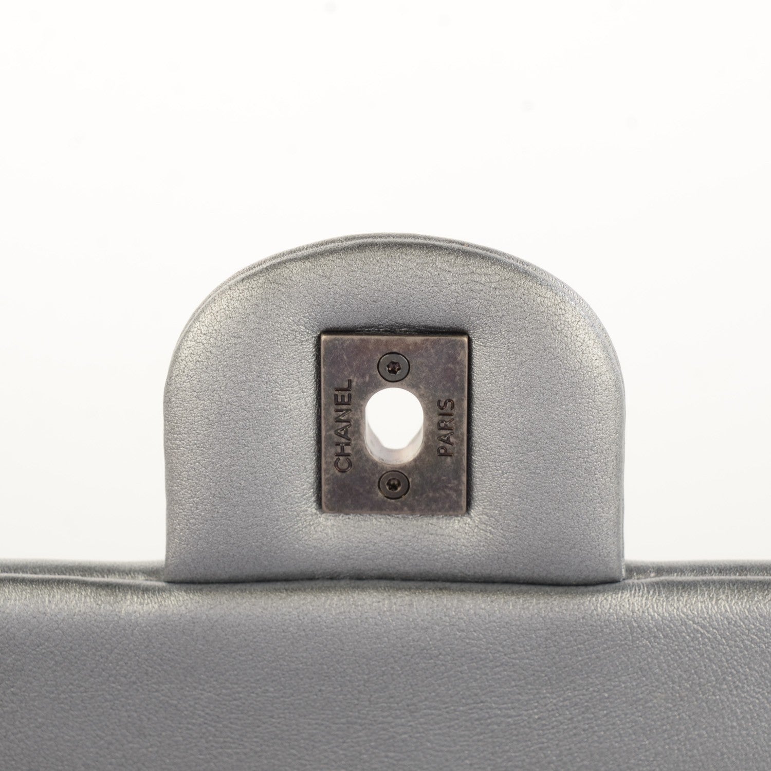 Chanel Metallic Lambskin Symbols Medium Single Flap Silver 5 of 8