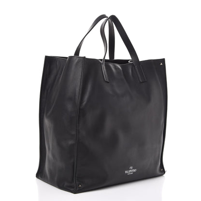 Valentino Garavani Nappa Rockstud Vertical Tote Black 3 of 17