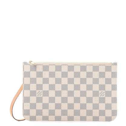 Louis Vuitton Damier Azur Neverfull MM GM Pochette 1 of 8