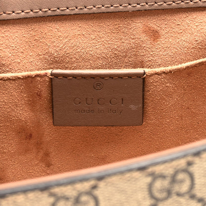Gucci GG Supreme Monogram Studded Small Padlock Shoulder Bag Porcelain Rose 6 of 10