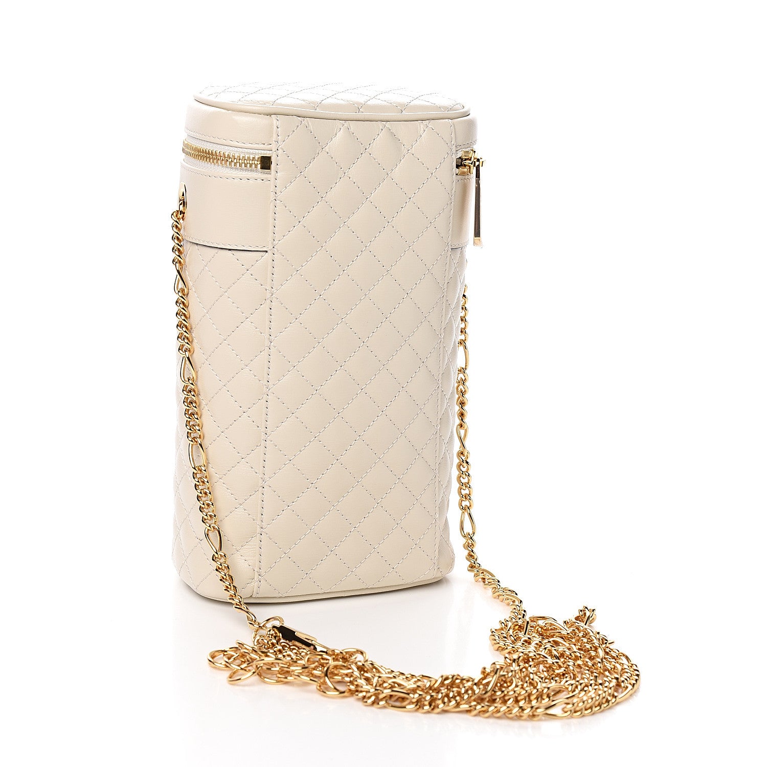 Gucci Calfskin Trapuntata Zumi Belt Bag Off White 2 of 10