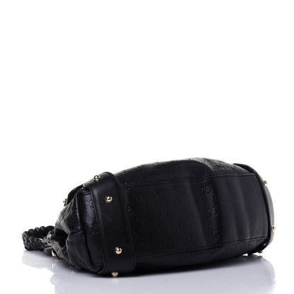 Gucci Guccissima Small Pelham Shoulder Bag Black 4 of 13