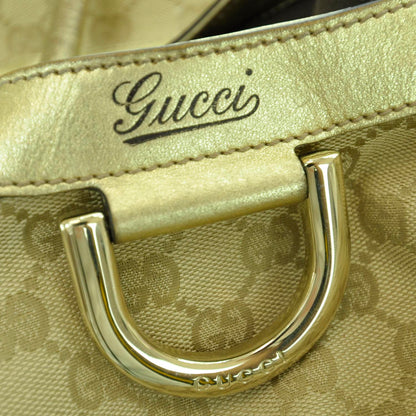 Gucci Monogram D Gold Hobo Metallic Gold 9 of 12