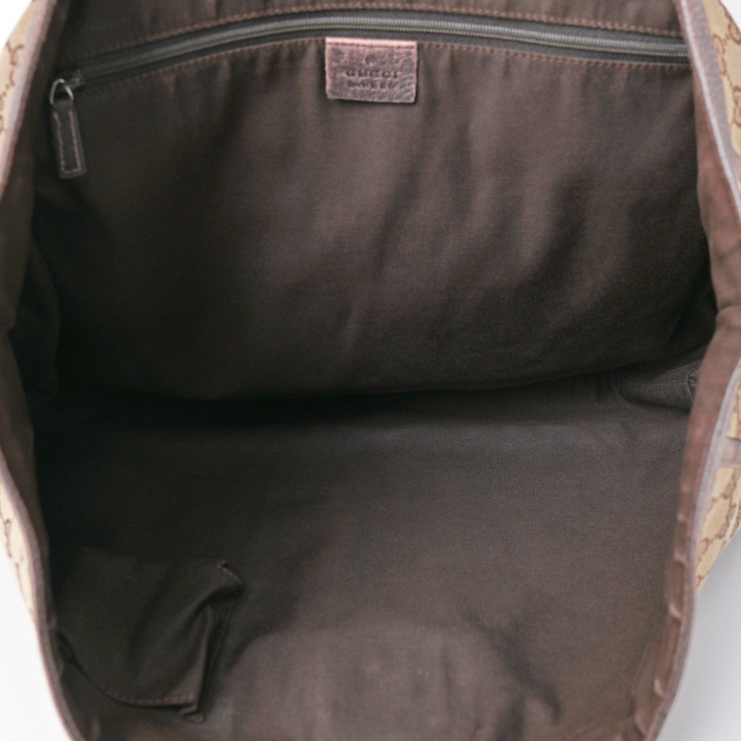 Monogram Large Abbey Tote Dark Brown