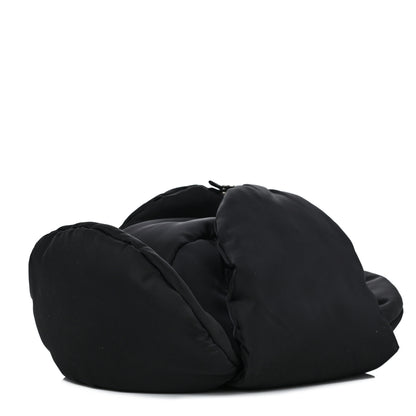 Prada Nylon Ear Flap Hat M Black 1 of 8