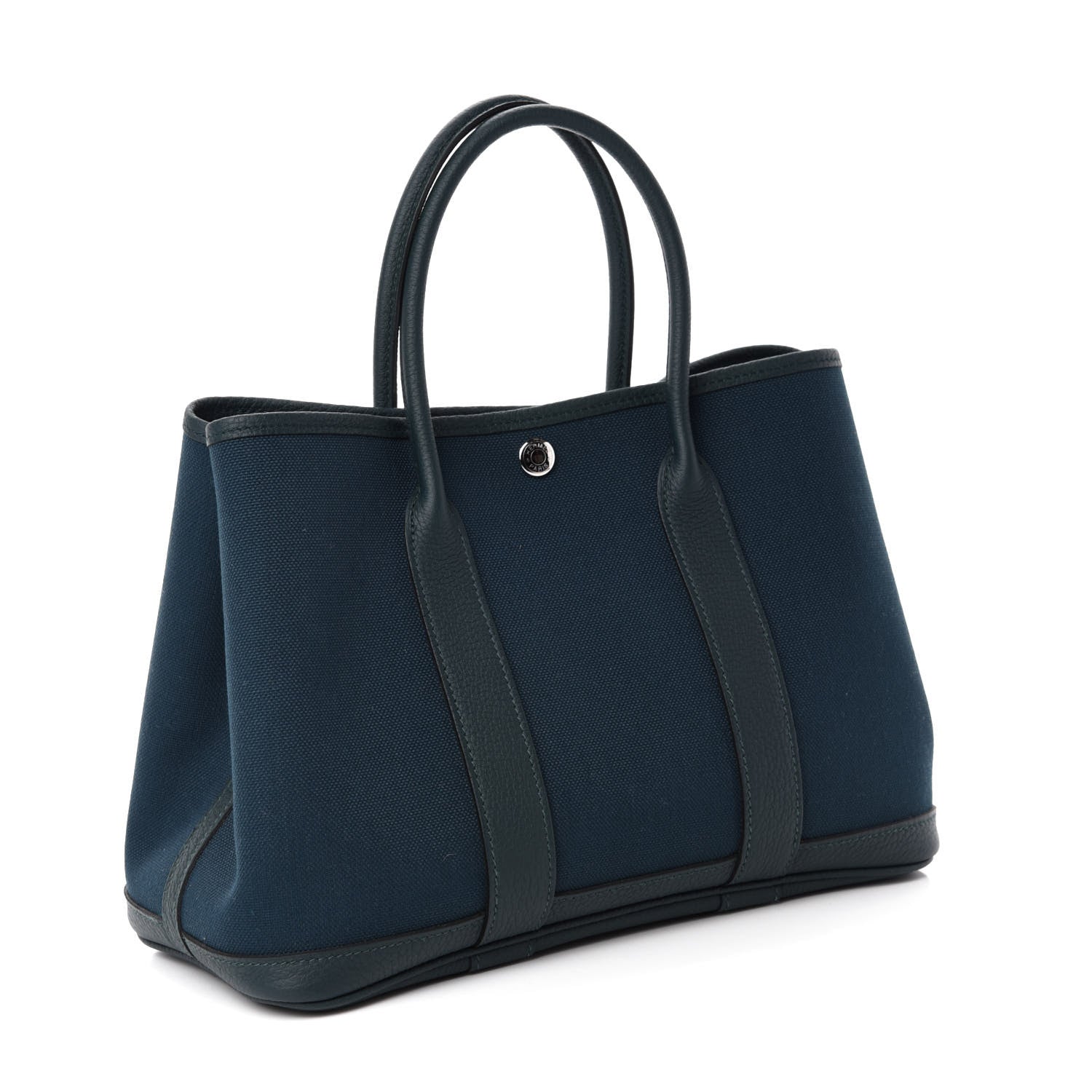 Hermes Toile Negonda Garden Party 30 TPM Bleu Ocean Vert Cypress 3 of 10