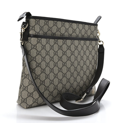 Gucci GG Plus Monogram Medium Flat Messenger Bag Dark Brown 3 of 10