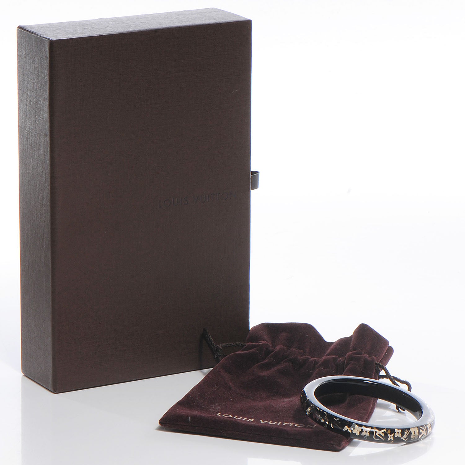 Louis Vuitton Inclusion Bracelet TPM Size Medium Black 4 of 4