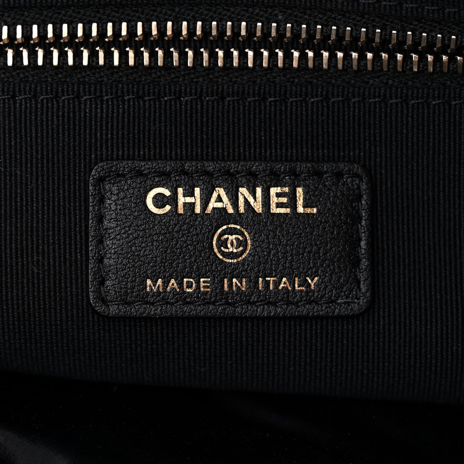 Chanel Nylon Grosgrain Large Lifestyle Pouch With Foldable Tote Black 8 of 11