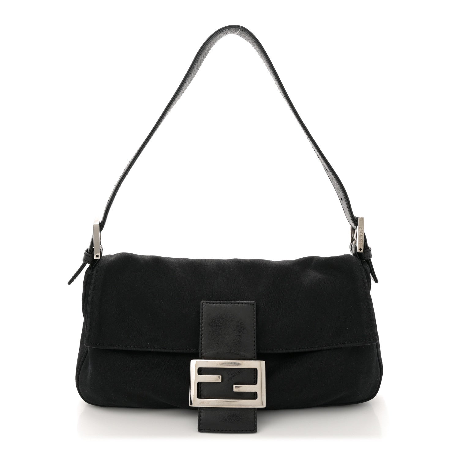 Fendi Neoprene Baguette Black 1 of 9