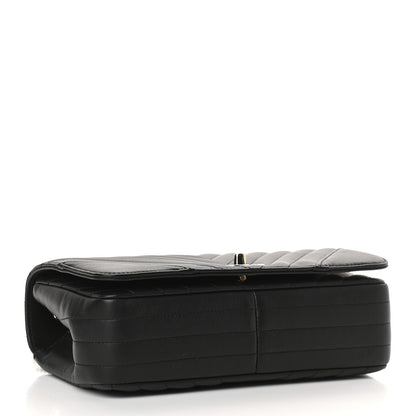Chanel Calfskin Chevron Quilted Small Statement Flap Black 4 of 9
