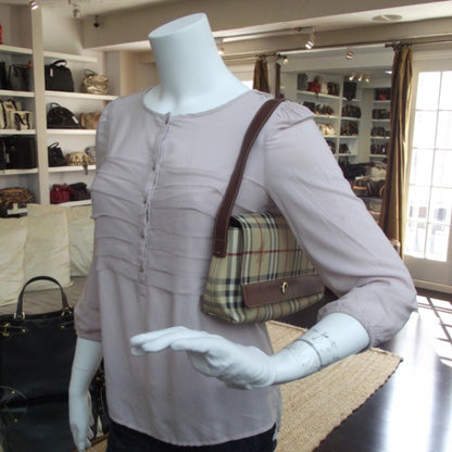 Burberry Haymarket Check Shoulder Bag 2 of 10