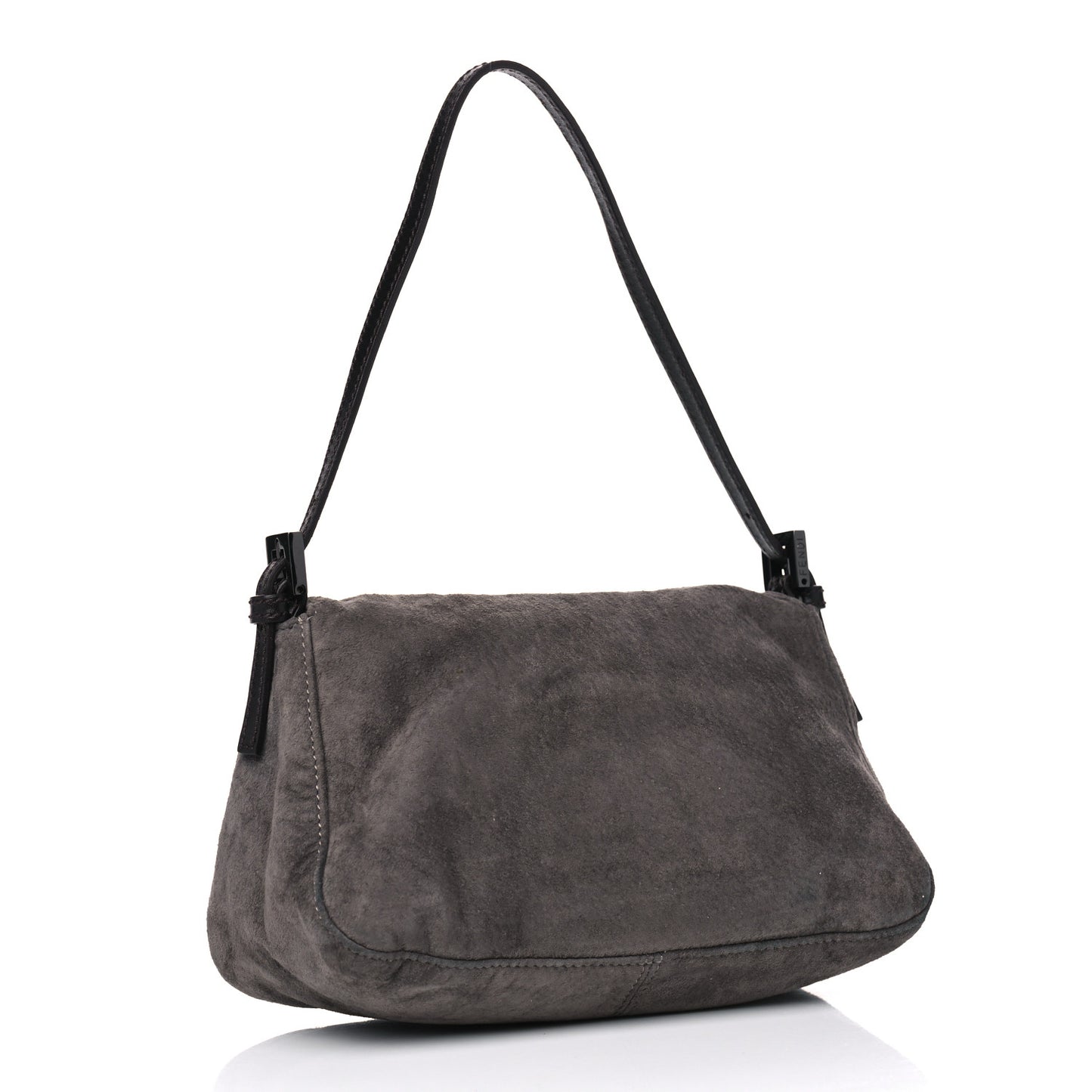 Suede Mini Mama Baguette Grey