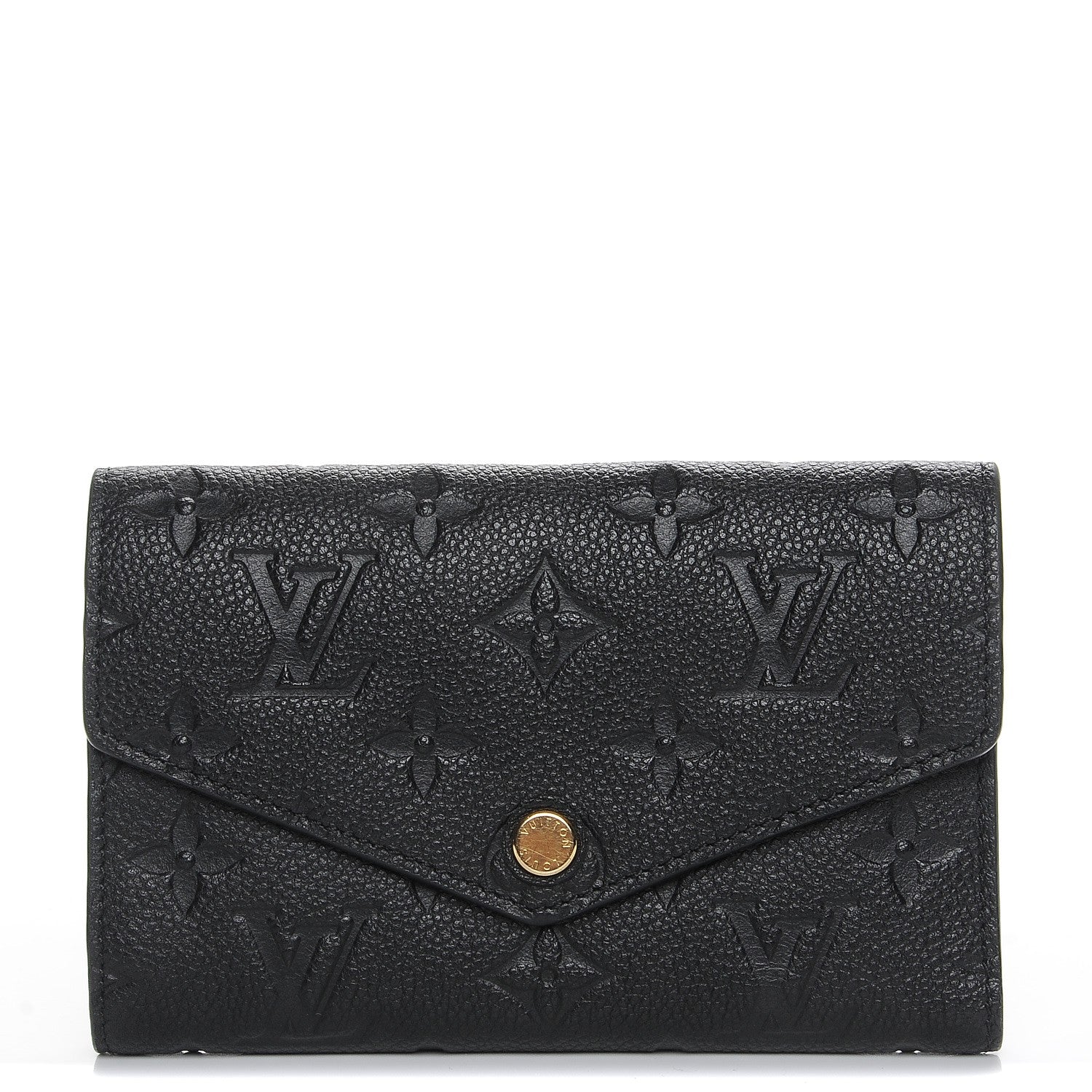 Louis Vuitton Empreinte Compact Curieuse Wallet Black 1 of 7