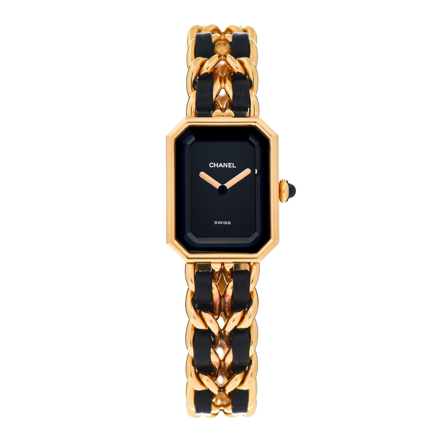Stainless Steel Lambskin 20mm Chain Premiere Quartz Watch Gold M