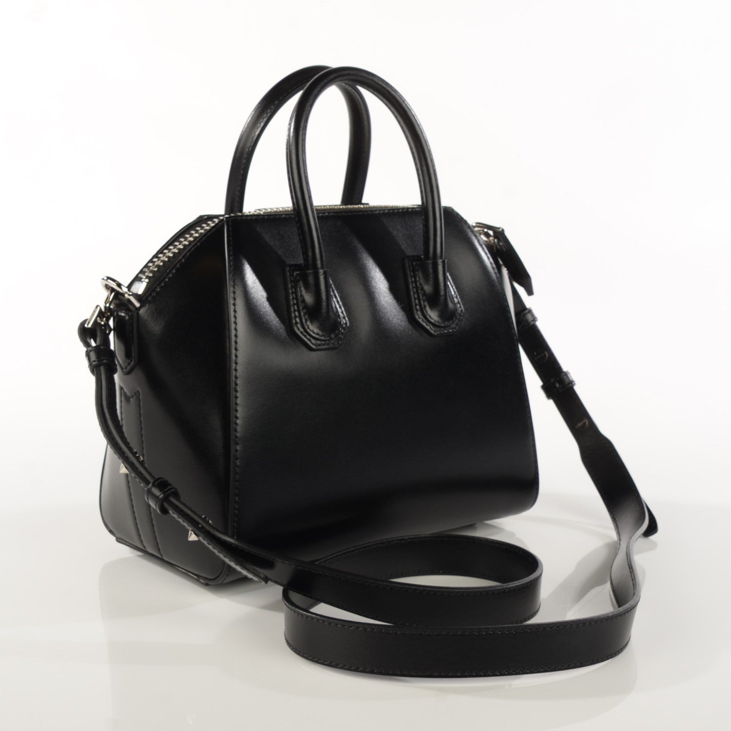 Givenchy Shiny Lord Calfskin Mini Antigona Black 3 of 7