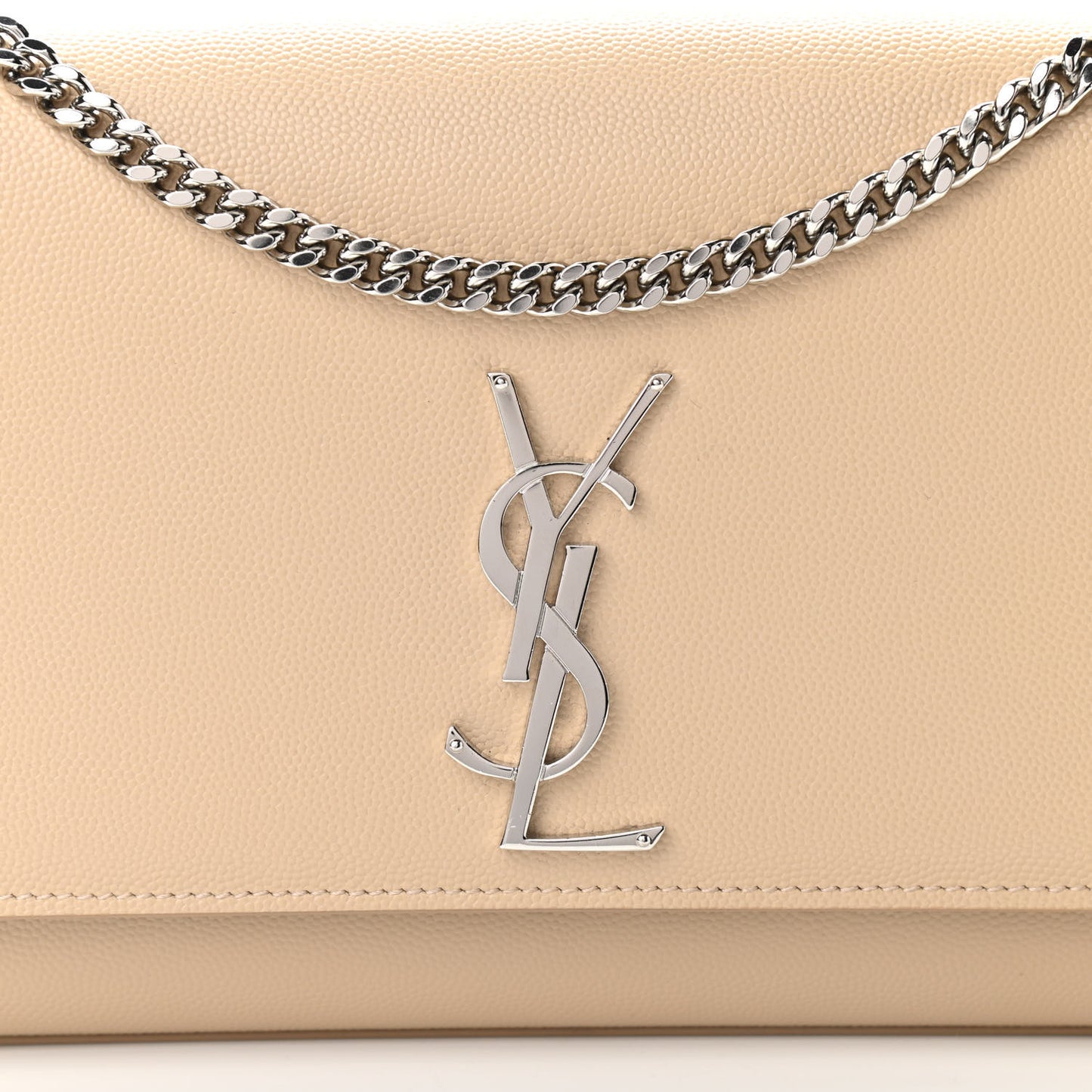 Grain De Poudre Medium Monogram Kate Satchel Nude Powder